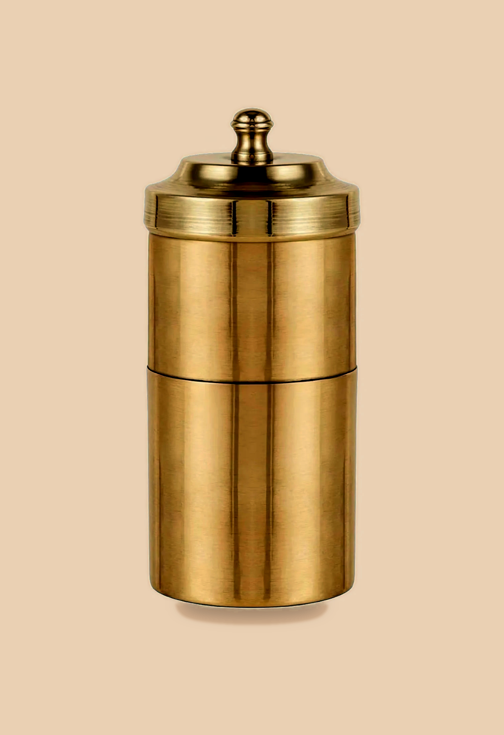 Roja South Indian coffee filter, brass tumbler-style drip filter